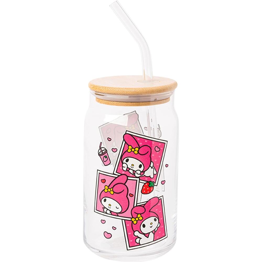 Sanrio My Melody Tumbler Travel Cup w/ Straw Kawaii Anime 16oz